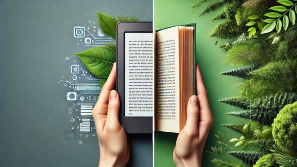 Ebook vs libri di carta: quale è la scelta più sostenibile?