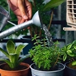 Watering plants with air conditioner water: pros and cons
