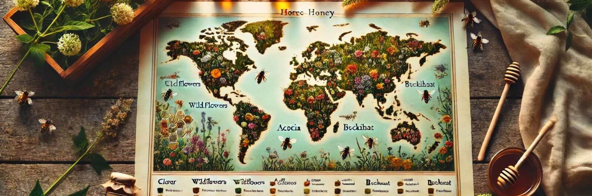 Miele e biodiversità: ecco perché ne esistono così tante varietà